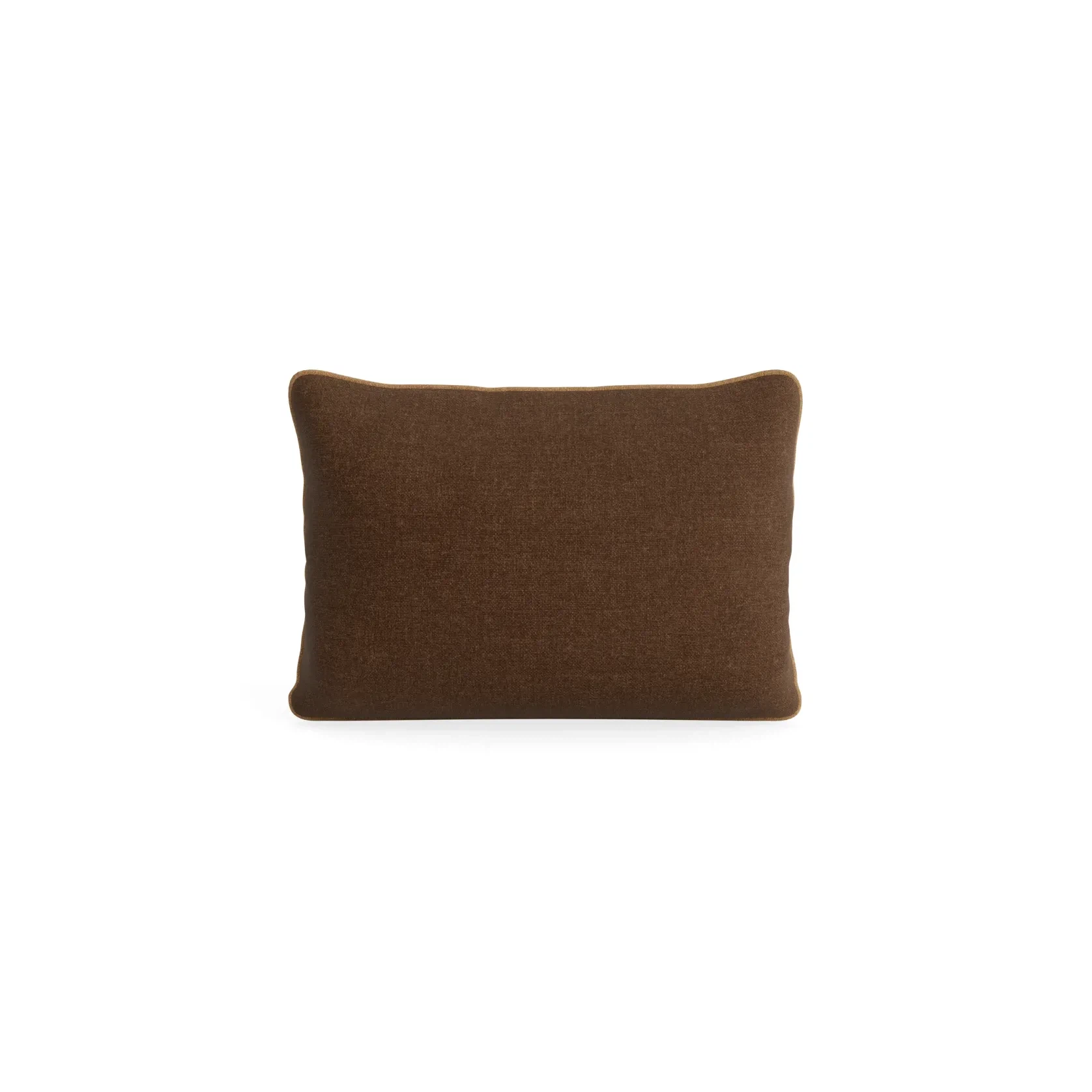 Border Cushion 40cm x 60cm - Fossil Chocolate / Fossil Fawn gallery detail image