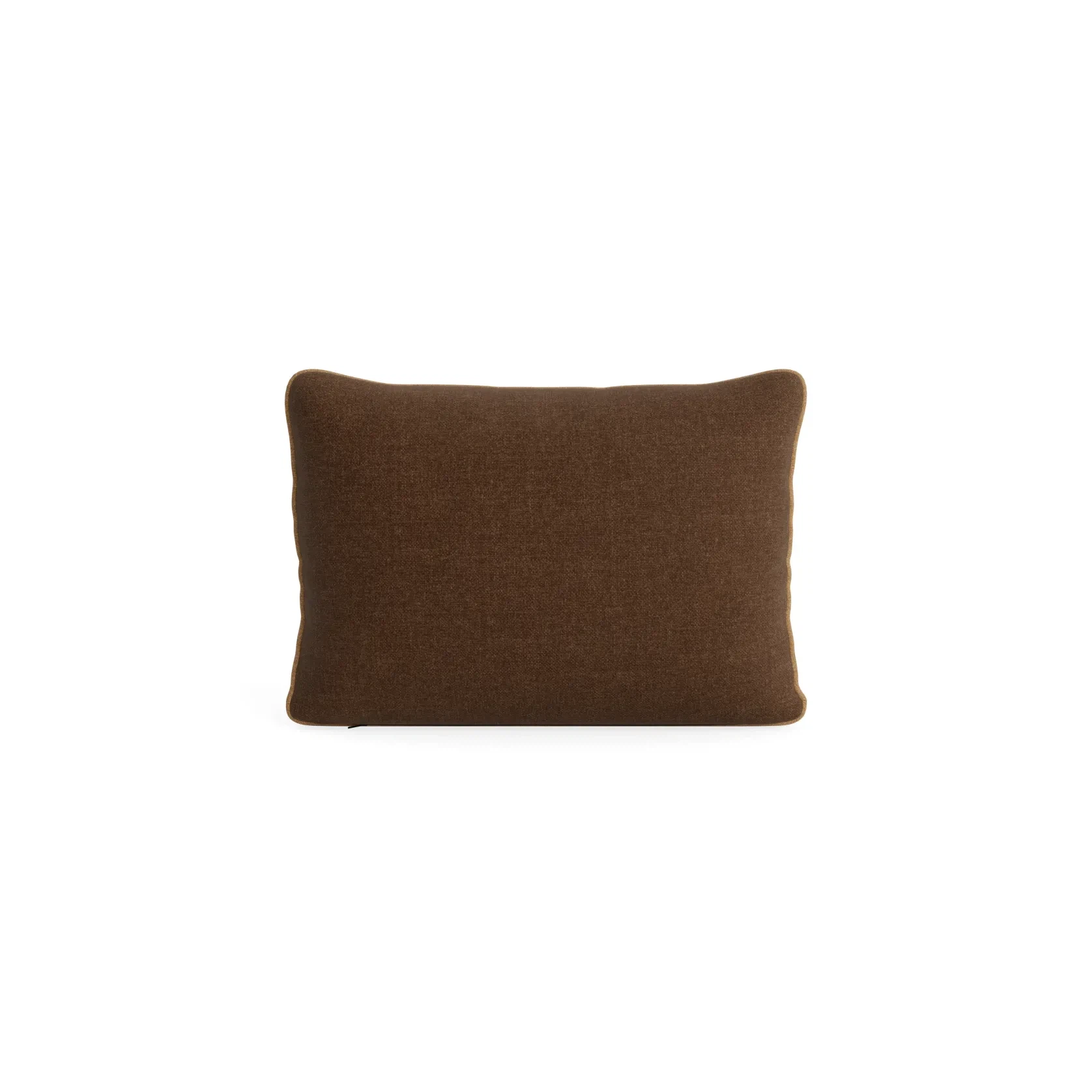 Border Cushion 40cm x 60cm - Fossil Chocolate / Fossil Fawn gallery detail image