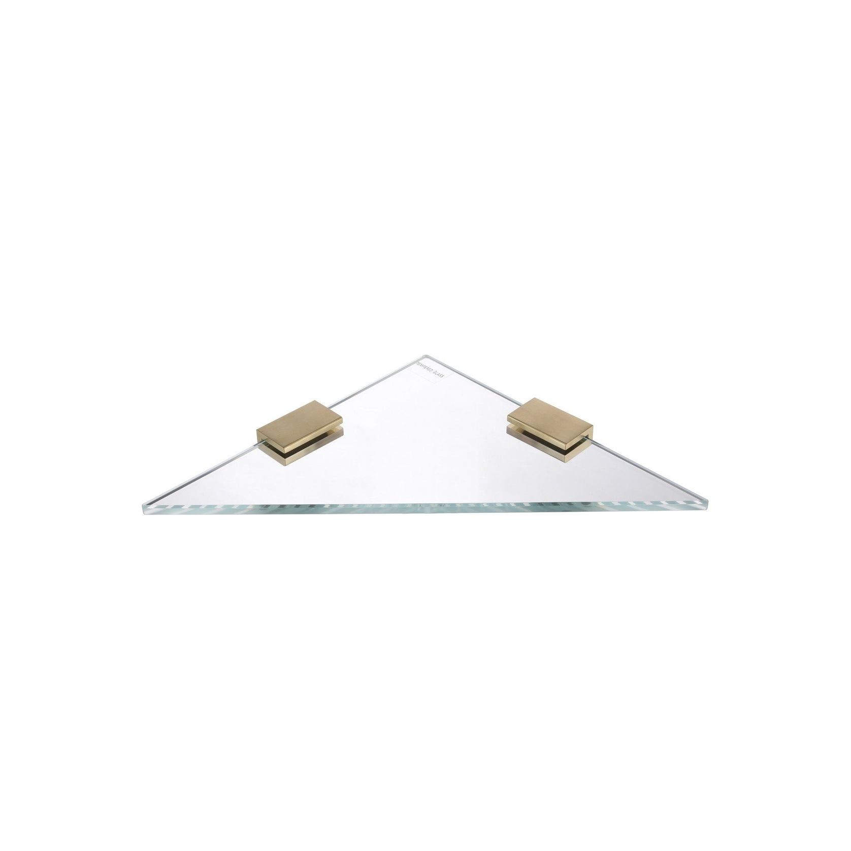 Versa Glass Triangle Shelf 250mm gallery detail image