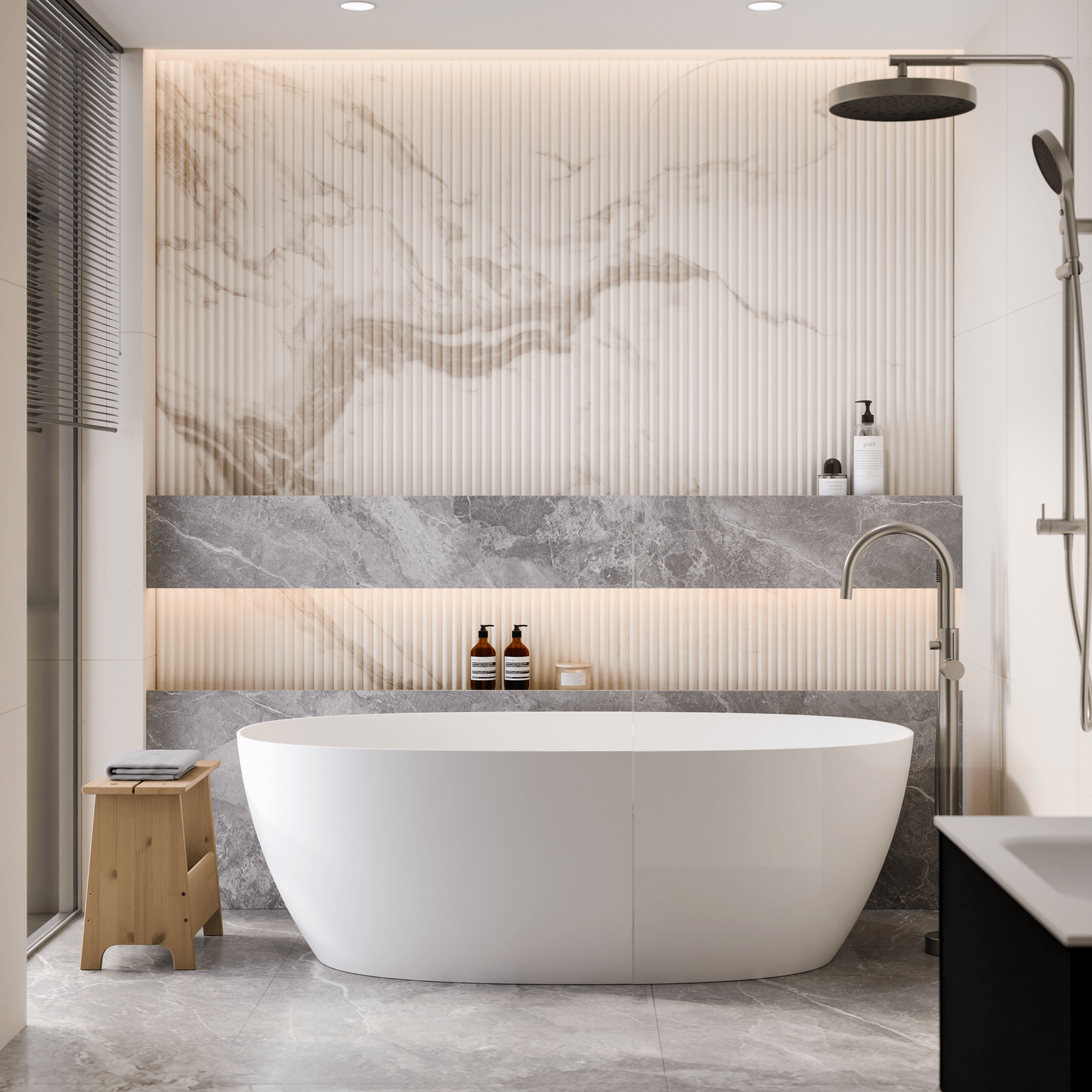 Villastone Cervo 1400 Freestanding Bath gallery detail image