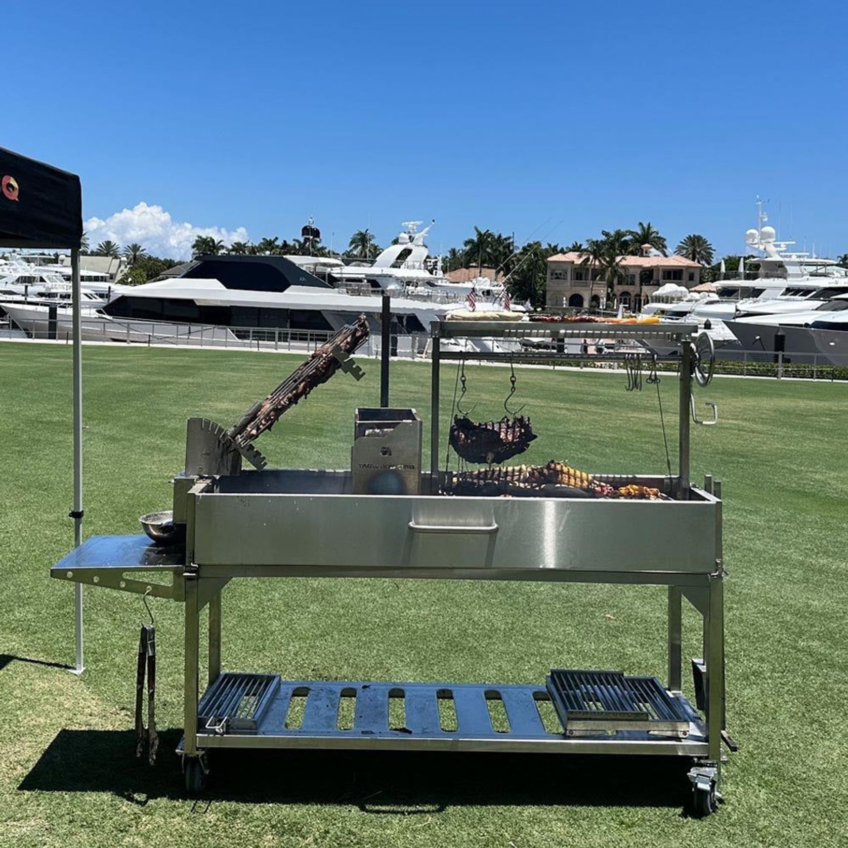 Argentine Santa Maria Charcoal & Woodfired Parilla Grill | BBQ06SS gallery detail image