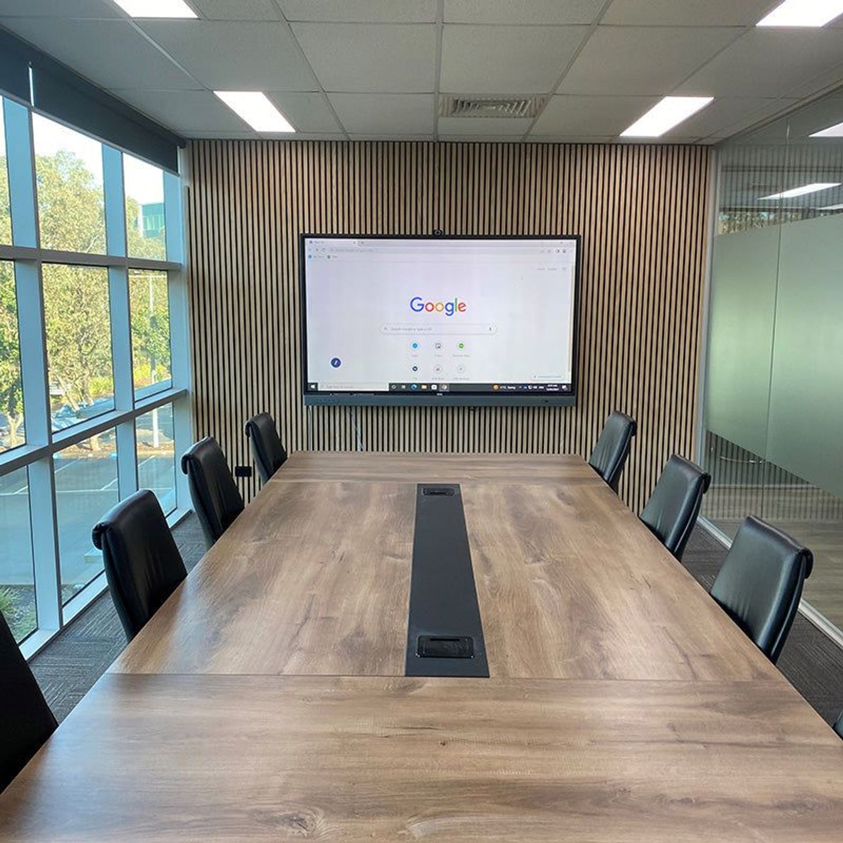 WOODFLEX Flexible Acoustic Wood Slat Panel - 3 Sided gallery detail image