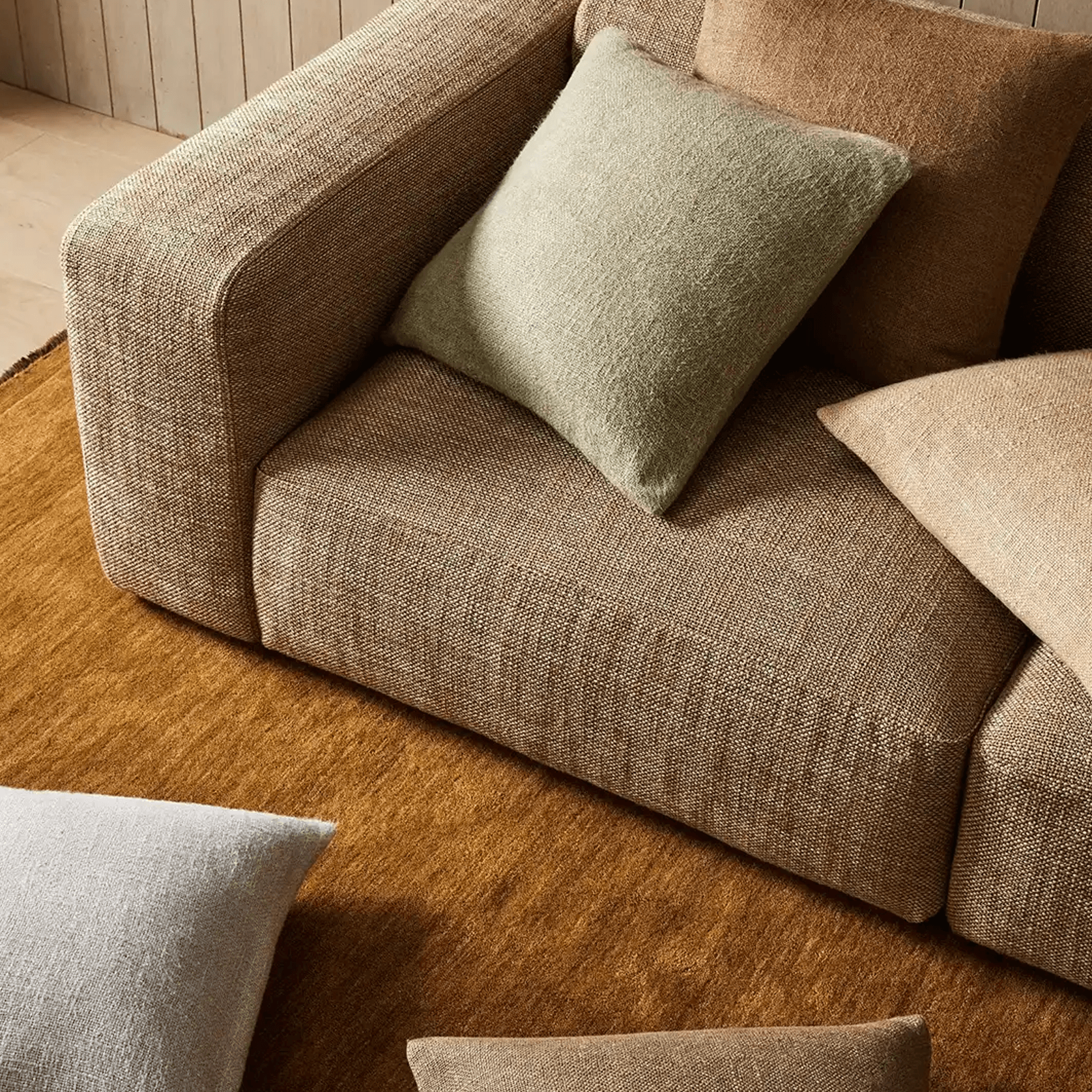 Weave Home Domenica Cushion - Sand | 50 x 50cm gallery detail image