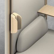 DUKE Single Seater Acoustic Office Silent Booth Pod - Charcoal gallery detail image