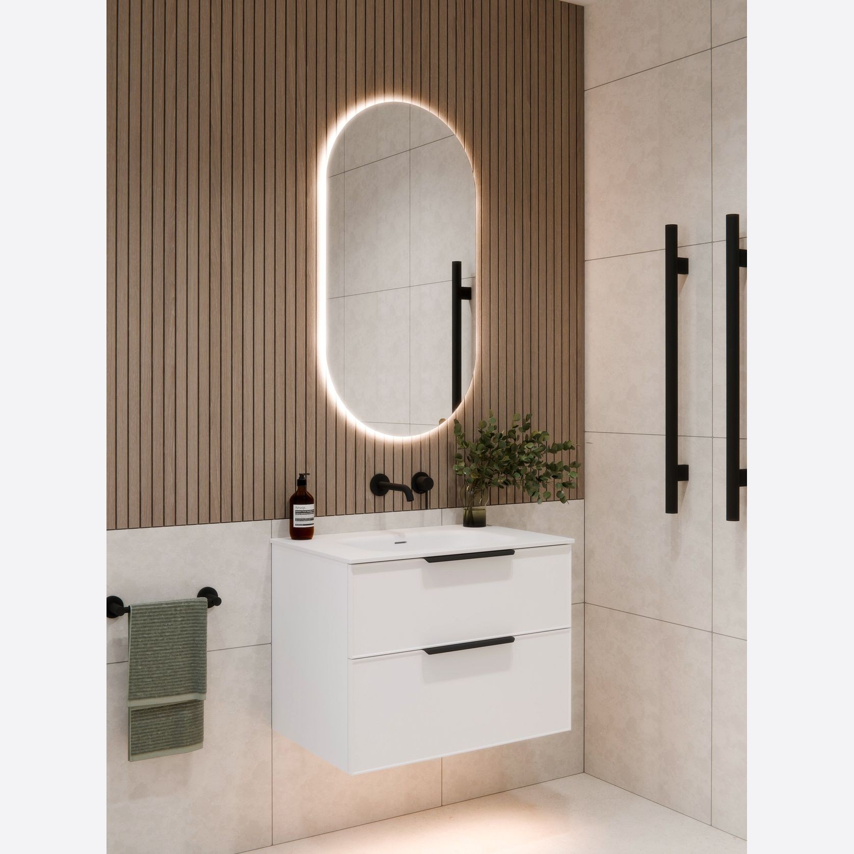 Euro Oval 550 LED Mirror gallery detail image