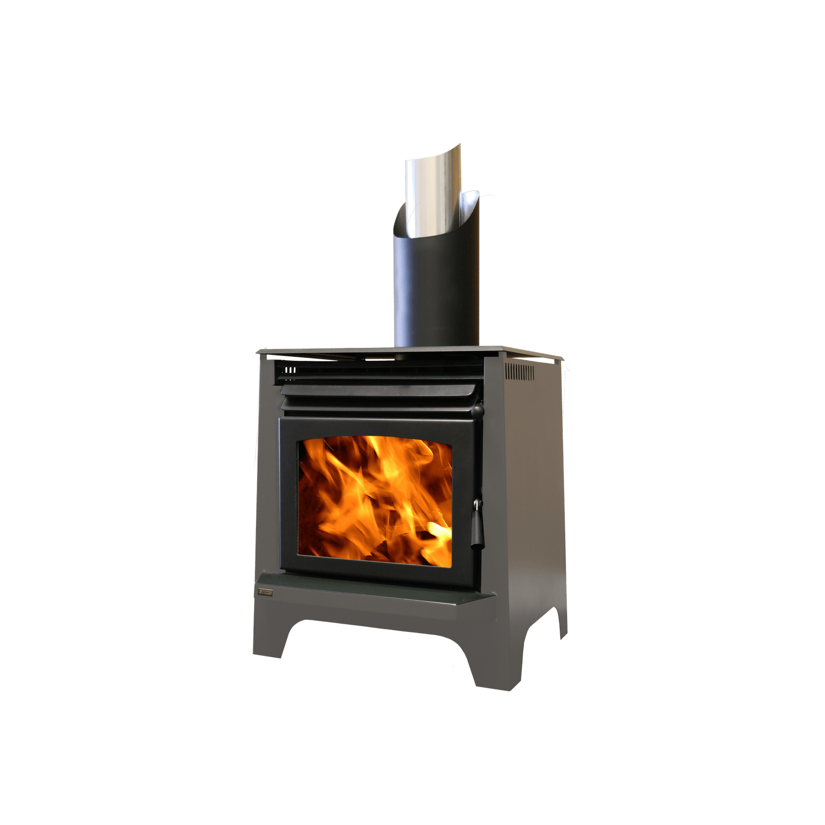 Ethos Phoenix Freestanding Wood Fireplace gallery detail image