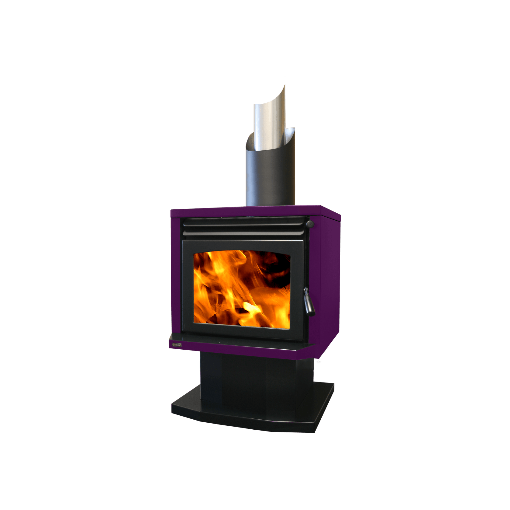 Ethos Genesis Freestanding Wood Fireplace gallery detail image