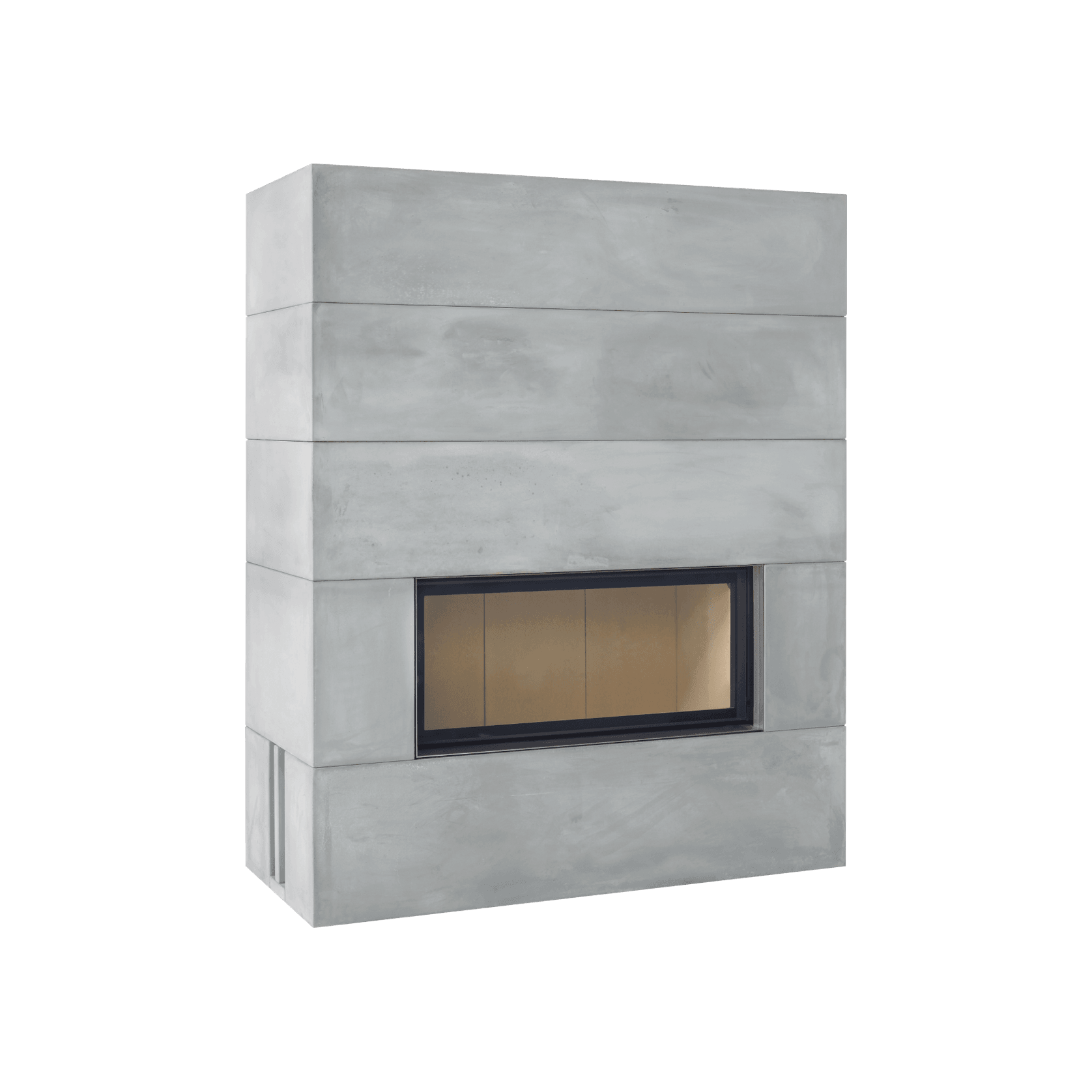 Euro Brunner Single Sided 101/45 Wood Fireplace gallery detail image