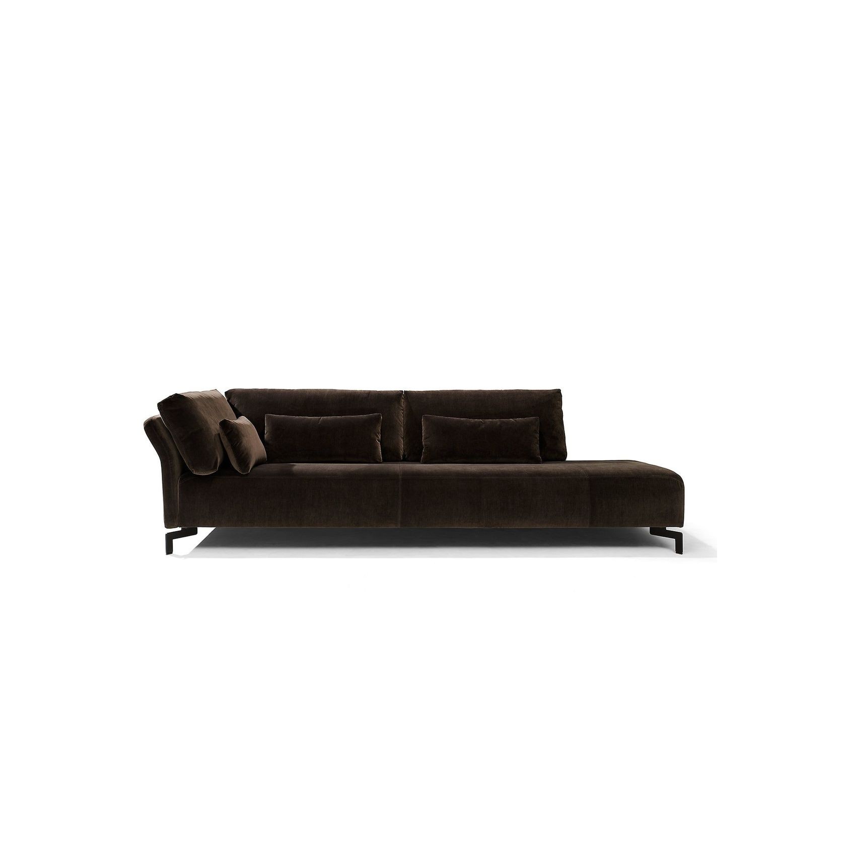 Flared Longchair Sofa by Qliv gallery detail image