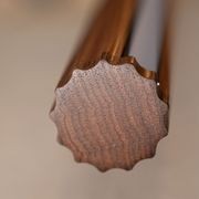 Fluted Roller Pendant | Spotted Gum gallery detail image