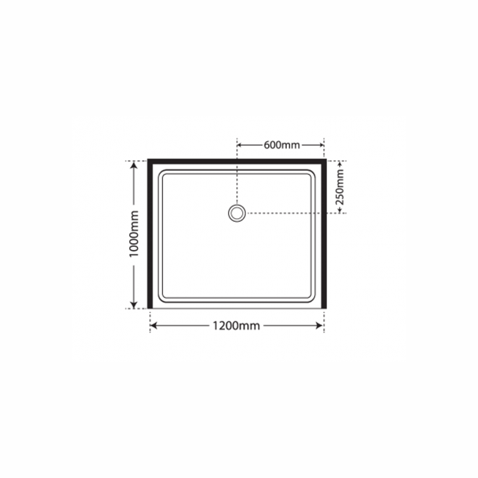 Adjustable Frameless Pivot Alcove 1000x1200x1000 gallery detail image