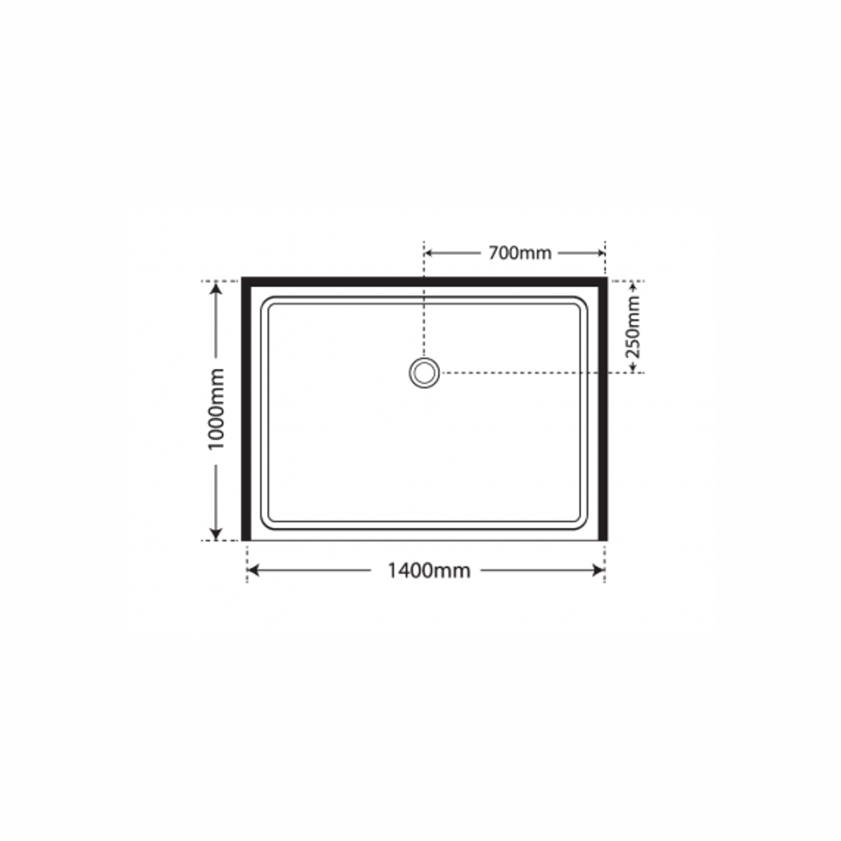 Adjustable Frameless Pivot Alcove 1000x1400x1000 gallery detail image