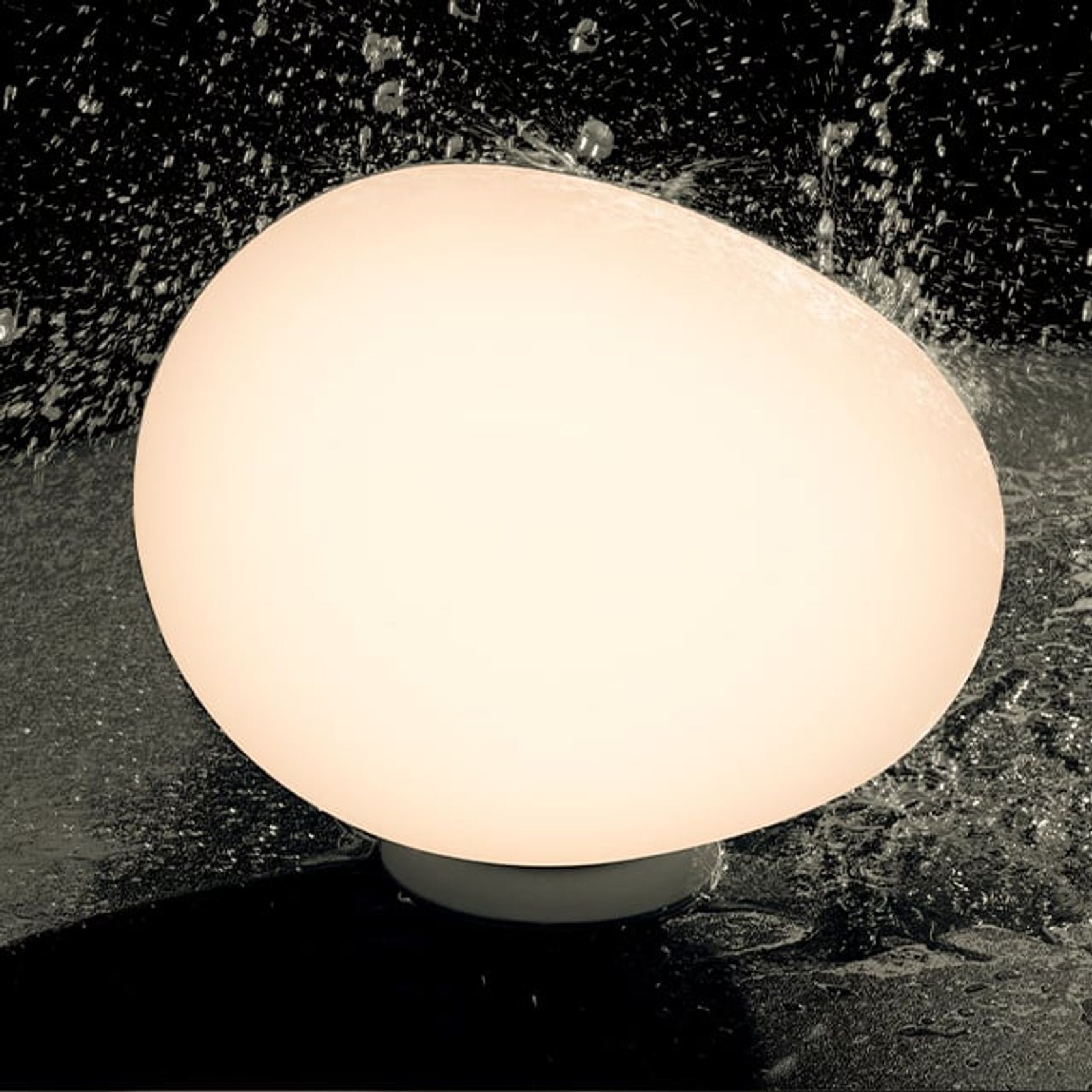Outdoor Gregg Media Floor Lamp - Polyethylene gallery detail image