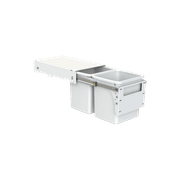 Hideaway Compact 2 x 15L Buckets | Door Pull gallery detail image