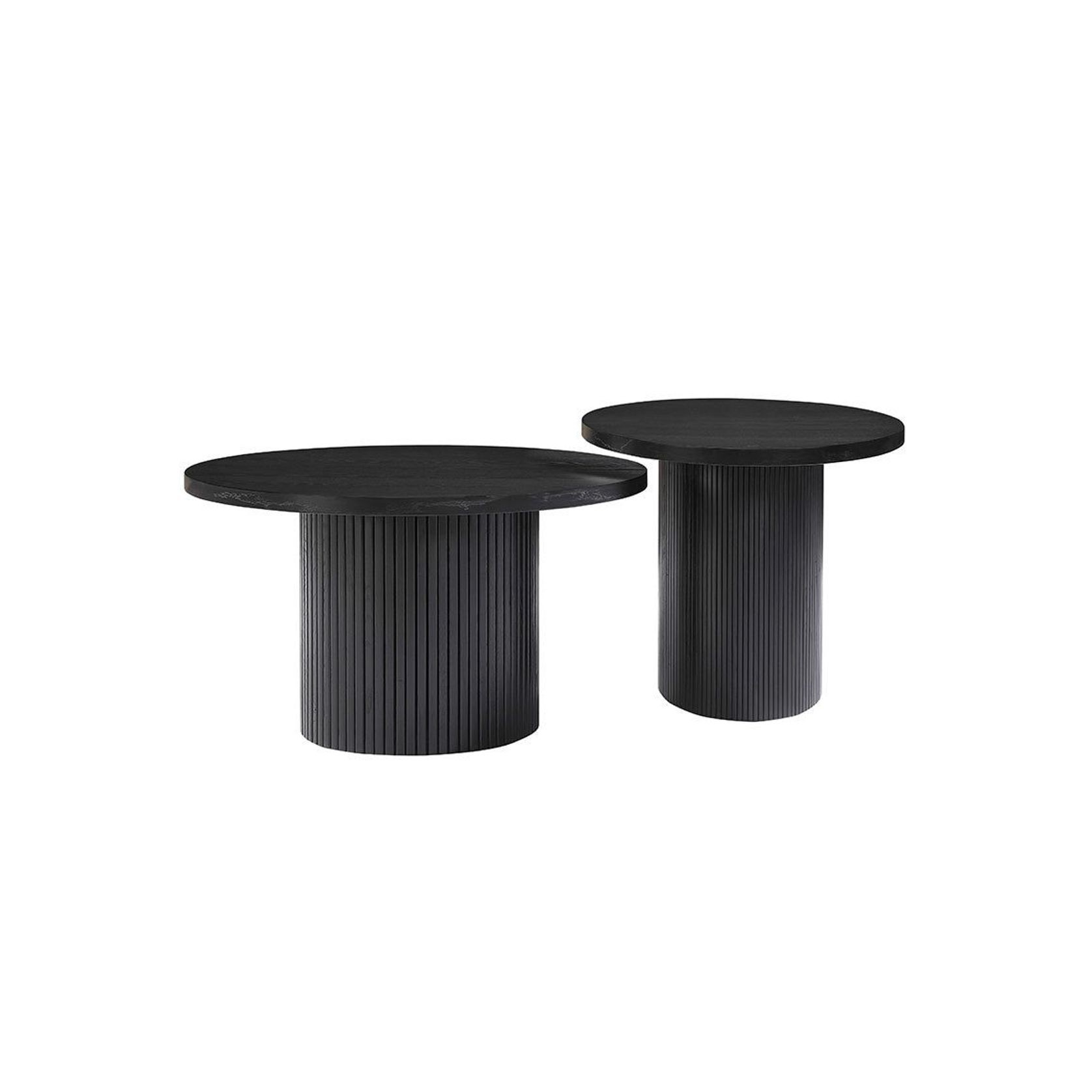 KENZI Coffee Table 80cm - Black gallery detail image