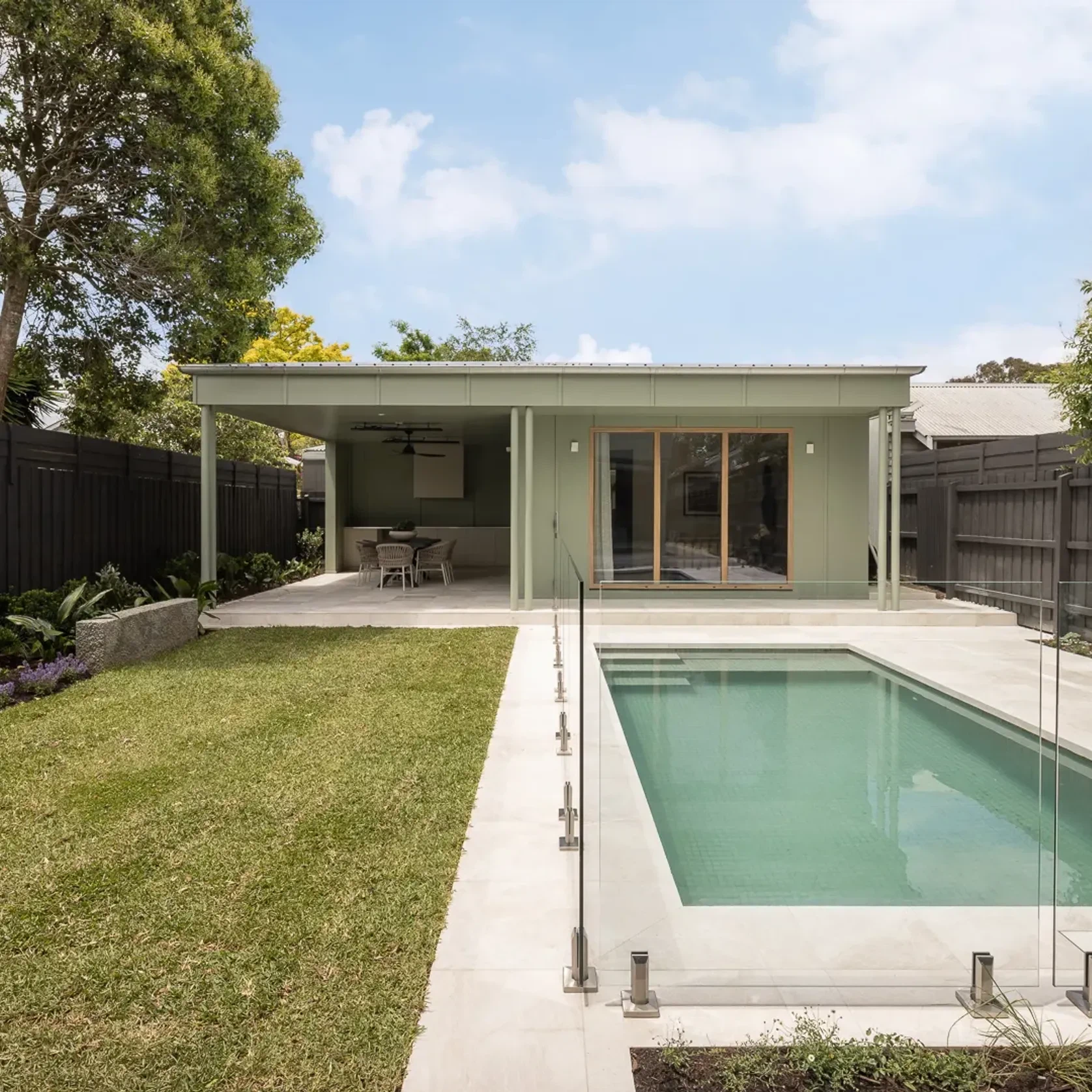 Papillon Sandblasted Limestone Pool Coping gallery detail image