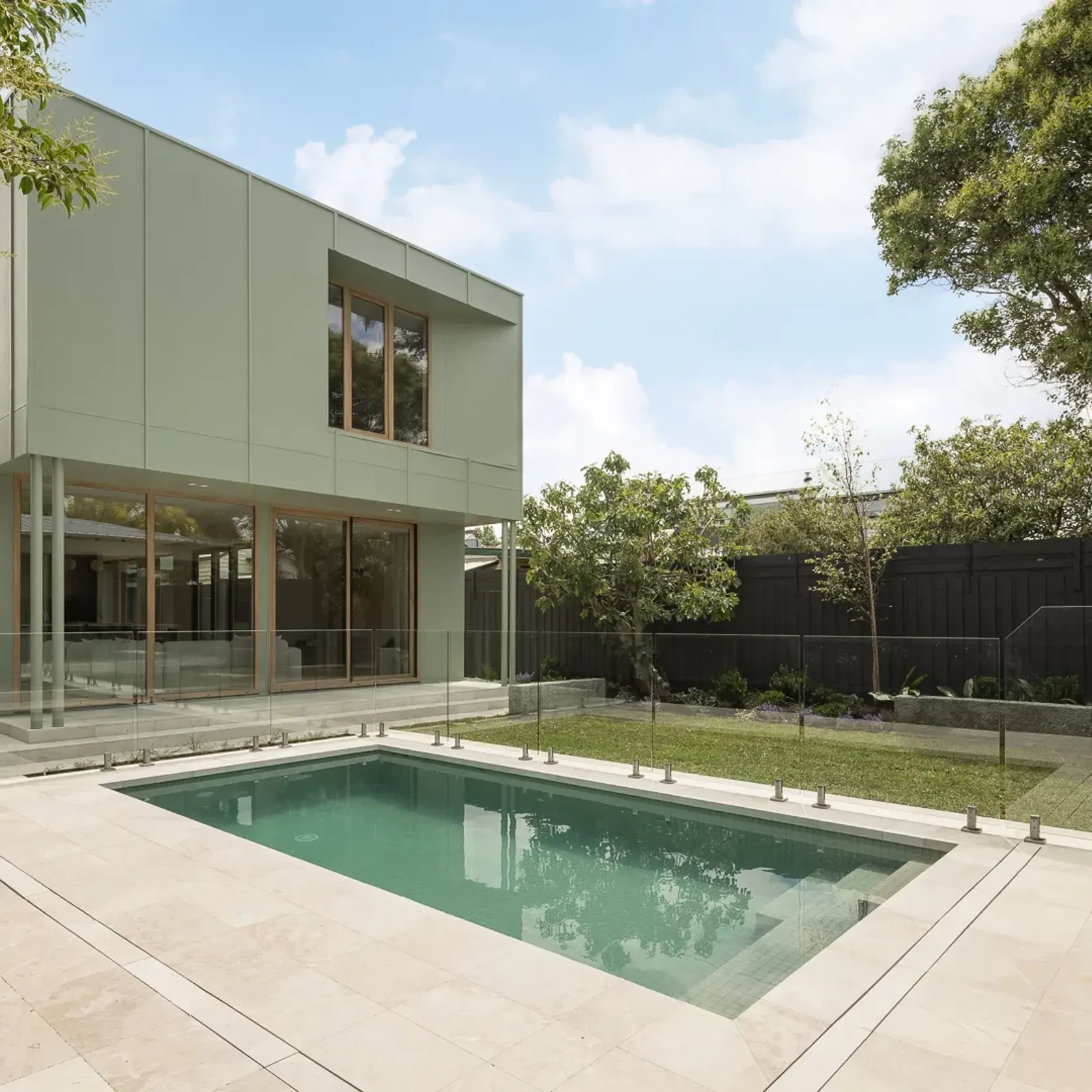 Papillon Sandblasted Limestone Pool Coping gallery detail image