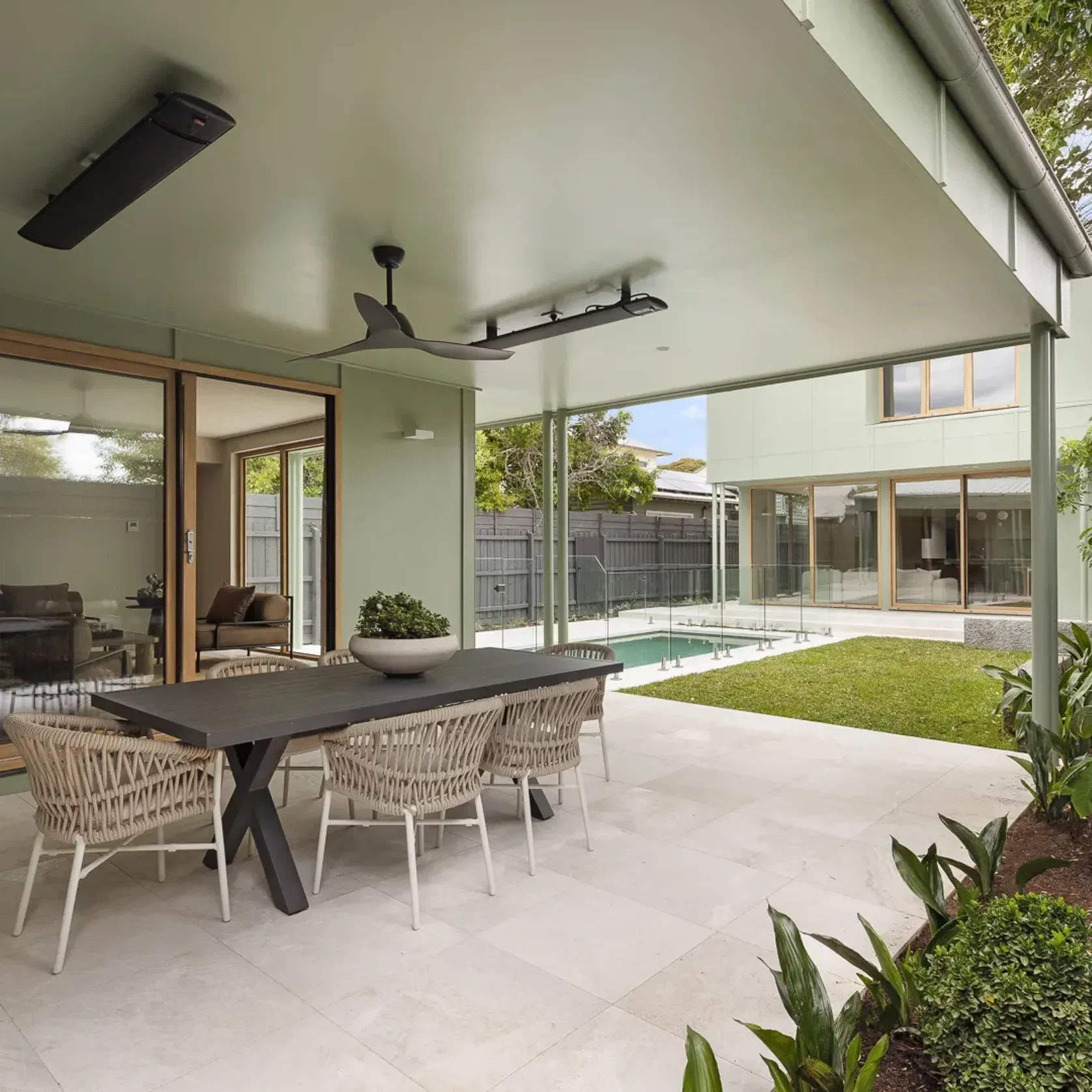Papillon Sandblasted Limestone Pool Coping gallery detail image