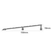Kilargo IS4077 Threshold Ramp 19mmx150mmx3000mm Clear Anodized IS4077-3000CA gallery detail image