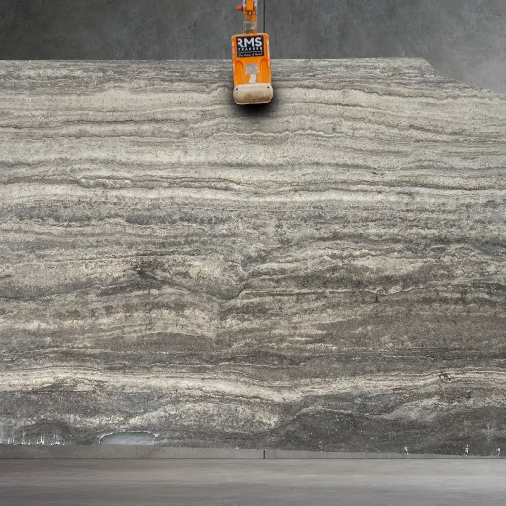 Light Silver Vein Cut Travertine Benchtop gallery detail image