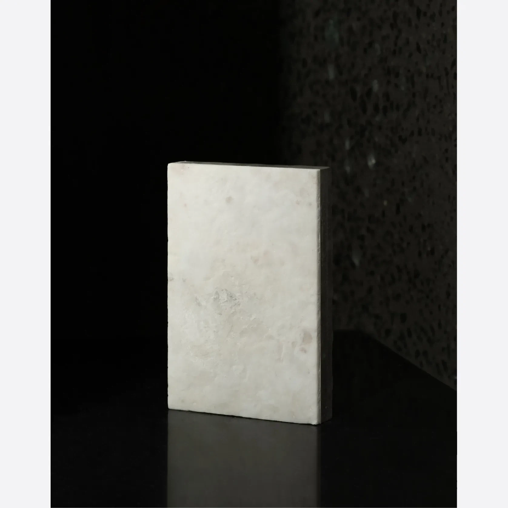 Lorde White Leathered Marble Porcelia gallery detail image
