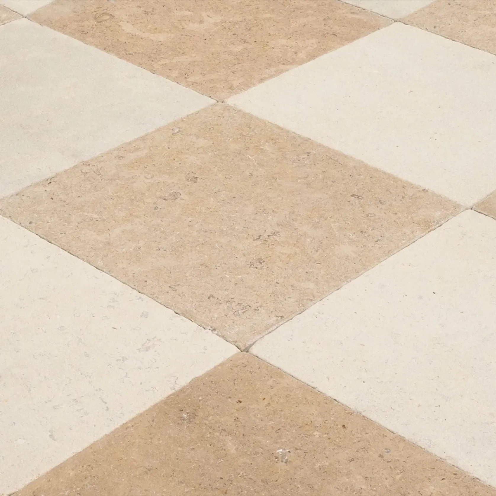 Lunara Limestone Checkerboard Tiles gallery detail image
