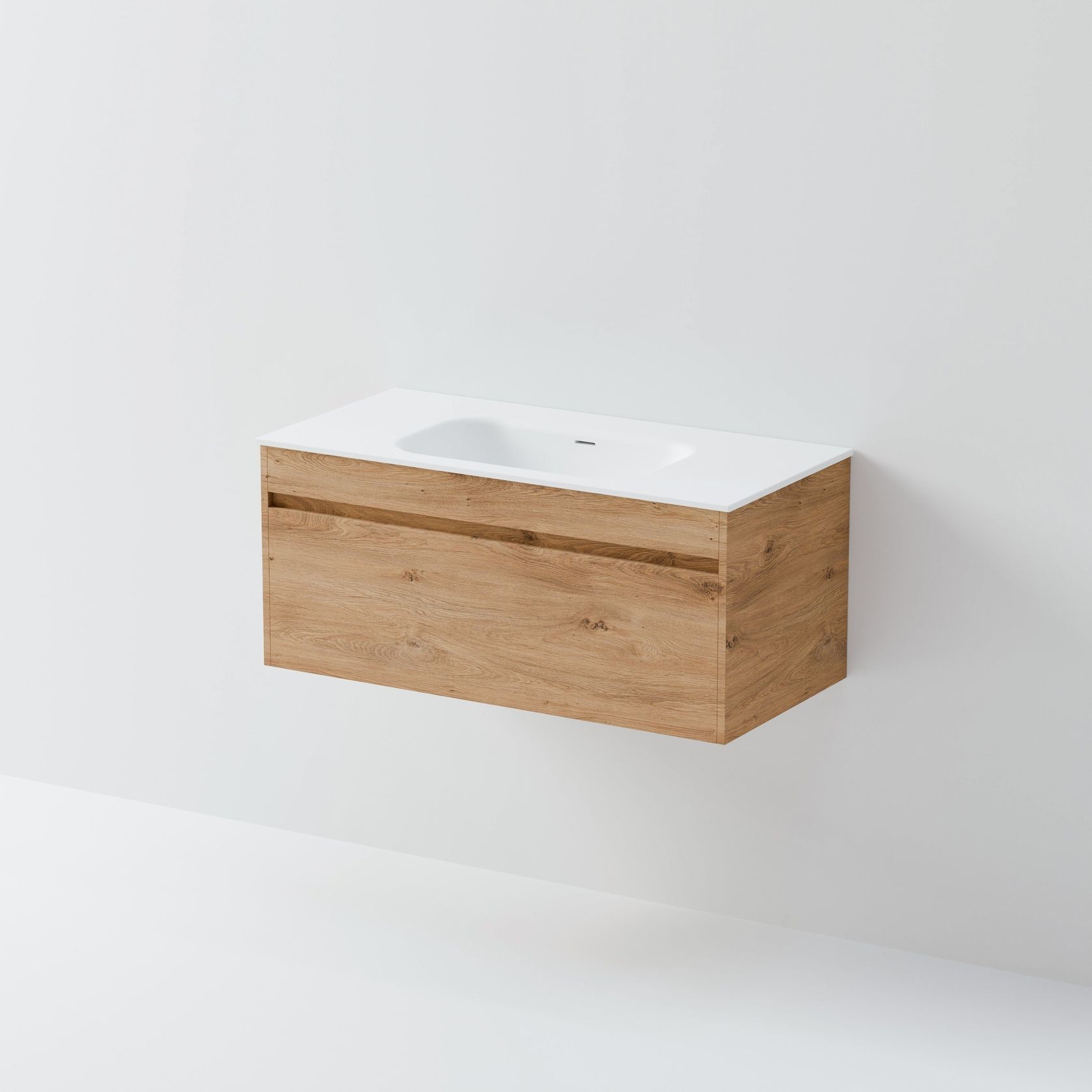 Luxe 1000 Wall Hung Vanity | Single Drawer gallery detail image