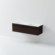 Code Luxe 1500 Wall Hung Double Basin Vanity | 2 Drawer gallery detail image