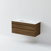 Code Luxe 1200 Wall Hung Single Basin Vanity | 2 Drawer gallery detail image