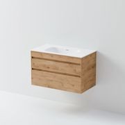 Code Luxe 900 Wall Hung Vanity | 2 Drawer gallery detail image