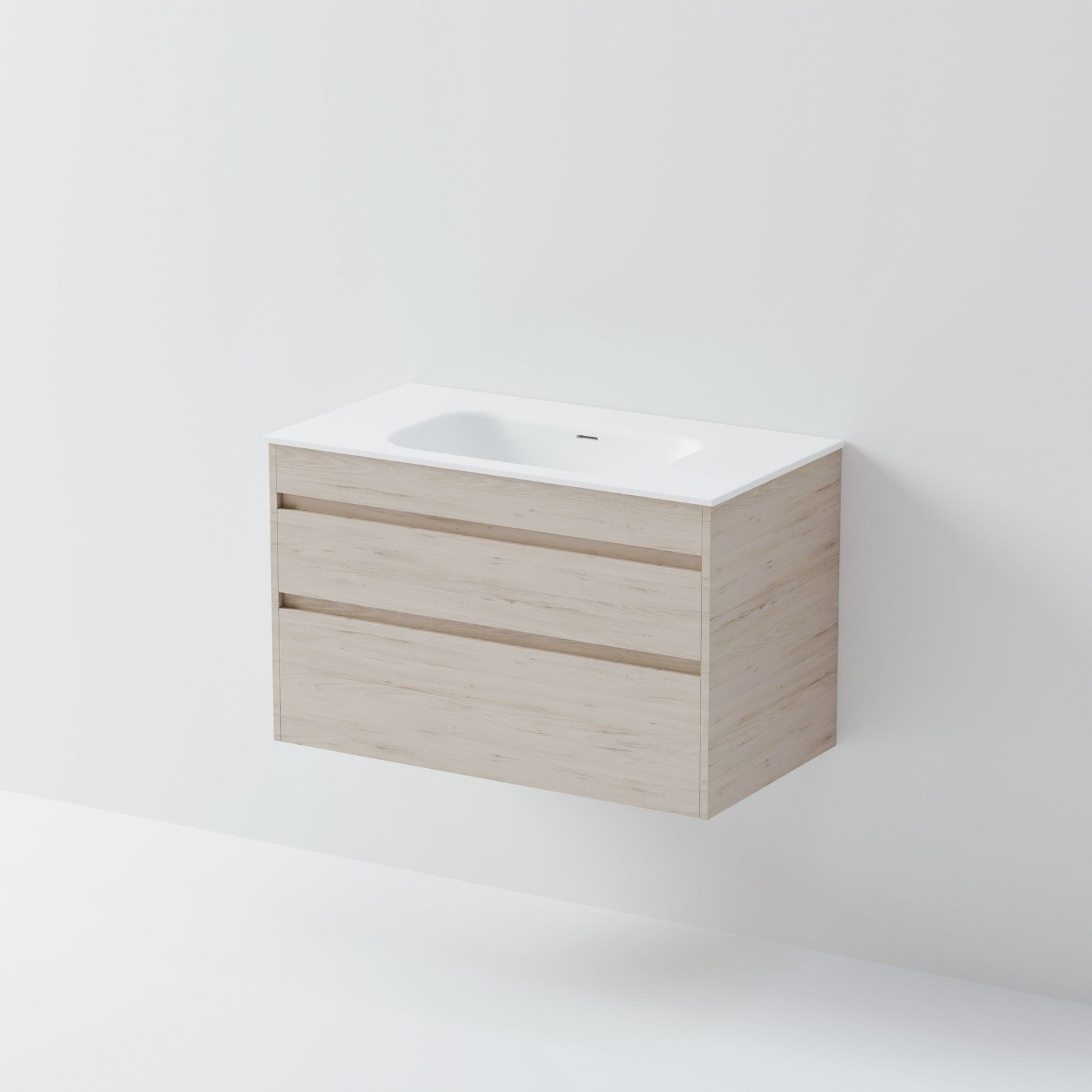 Code Luxe 900 Wall Hung Vanity | 2 Drawer gallery detail image