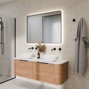 Aura Rectangle 1150 x 850 LED Mirror gallery detail image