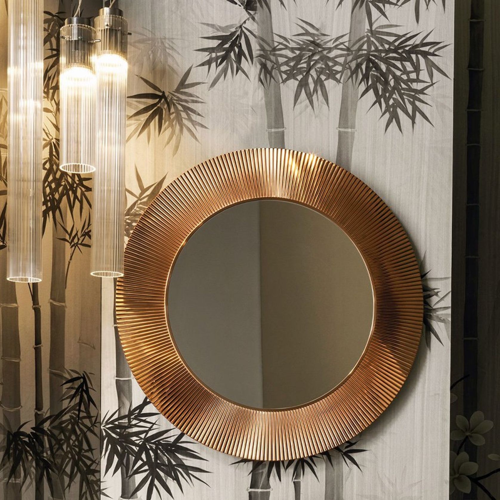 Rifly Small Suspension Lamp - Metallic gallery detail image