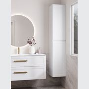 Lineare Tall Bathroom Cabinet | Loft Front gallery detail image