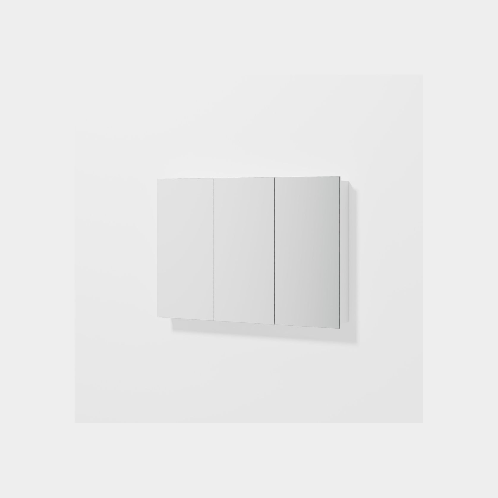 Luxe 1050mm Mirror Cabinet | 3 Door gallery detail image