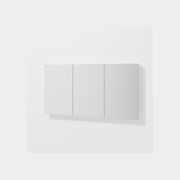 Luxe 1500mm Mirror Cabinet With Demister | 3 Door gallery detail image