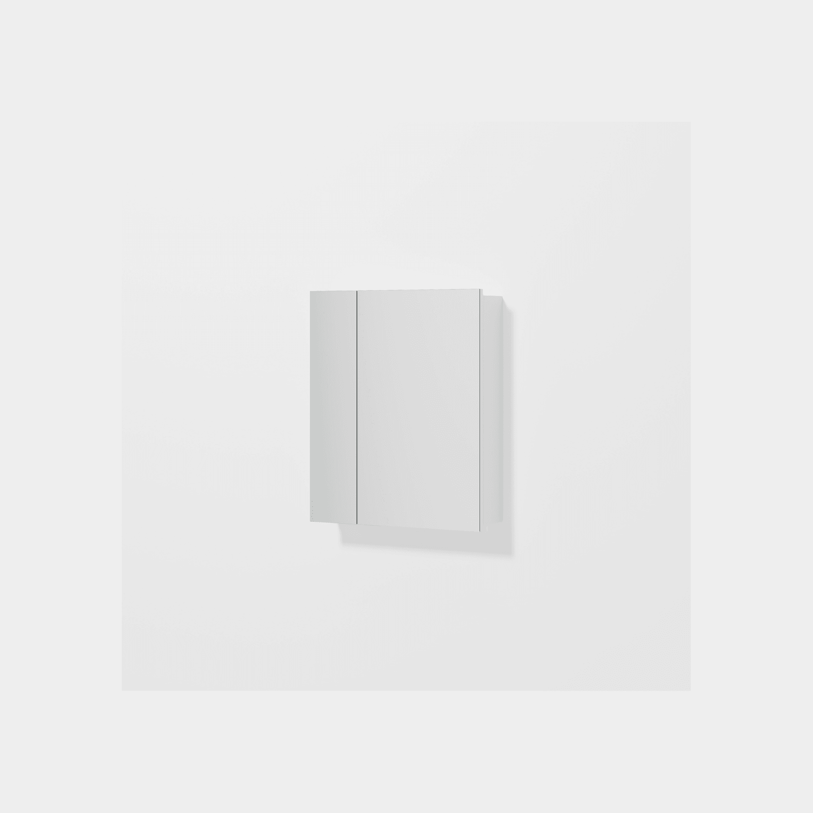 Luxe 600mm Mirror Cabinet | 2 Door gallery detail image