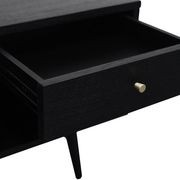 RANIA Entertainment TV Unit 170cm - Black Ash gallery detail image