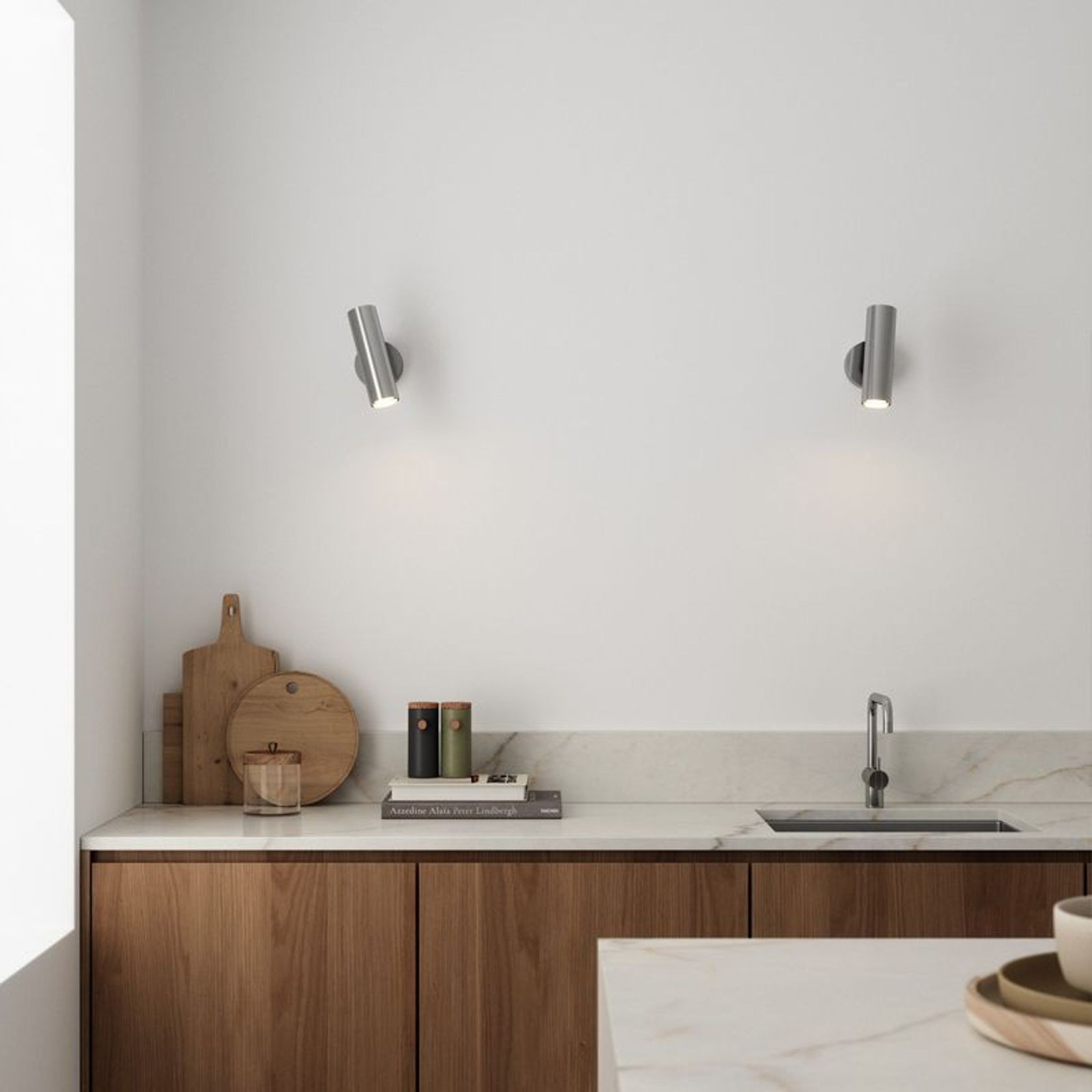 MIB 6 Wall Light Chrome gallery detail image