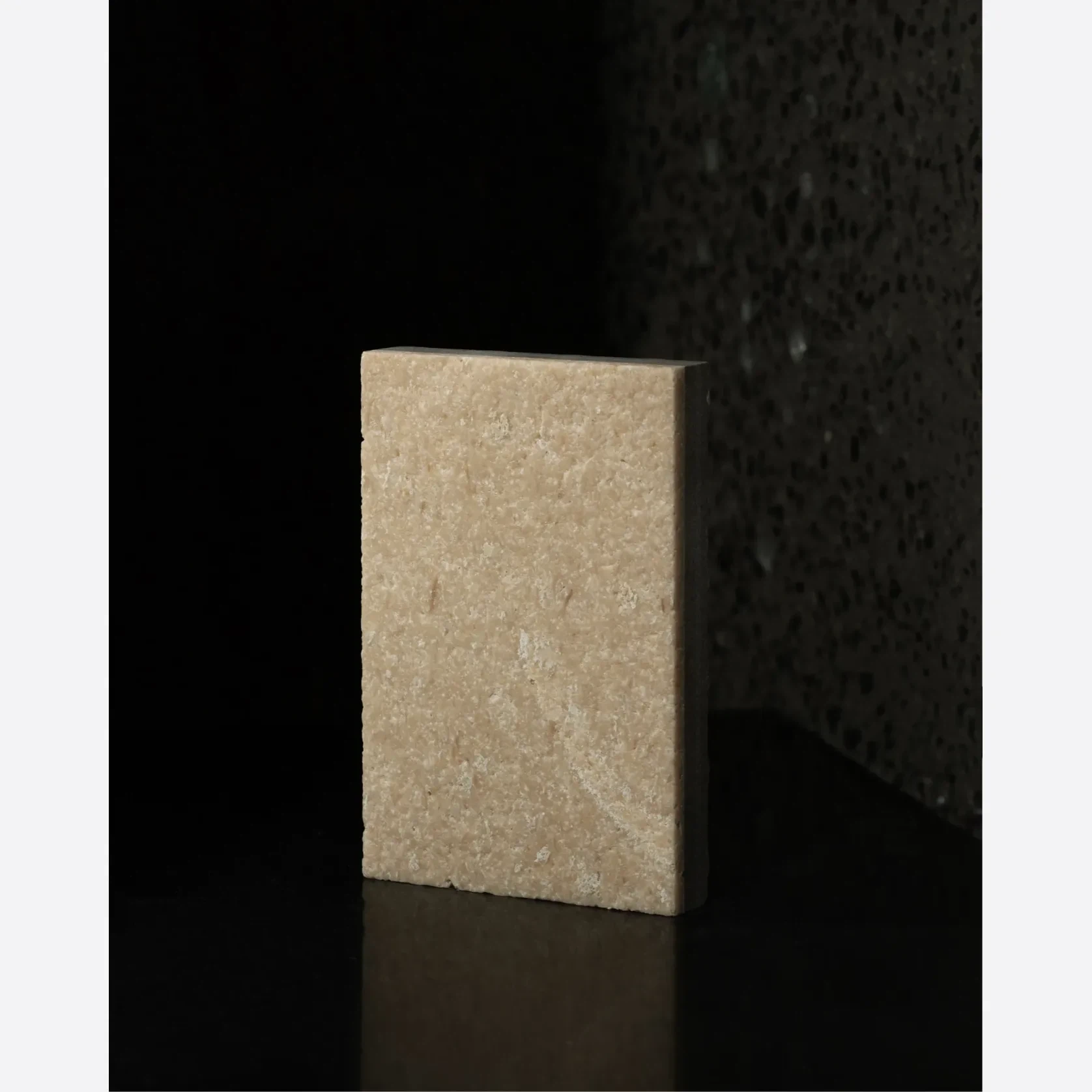 Mocca Leathered Travertine Porcelia gallery detail image