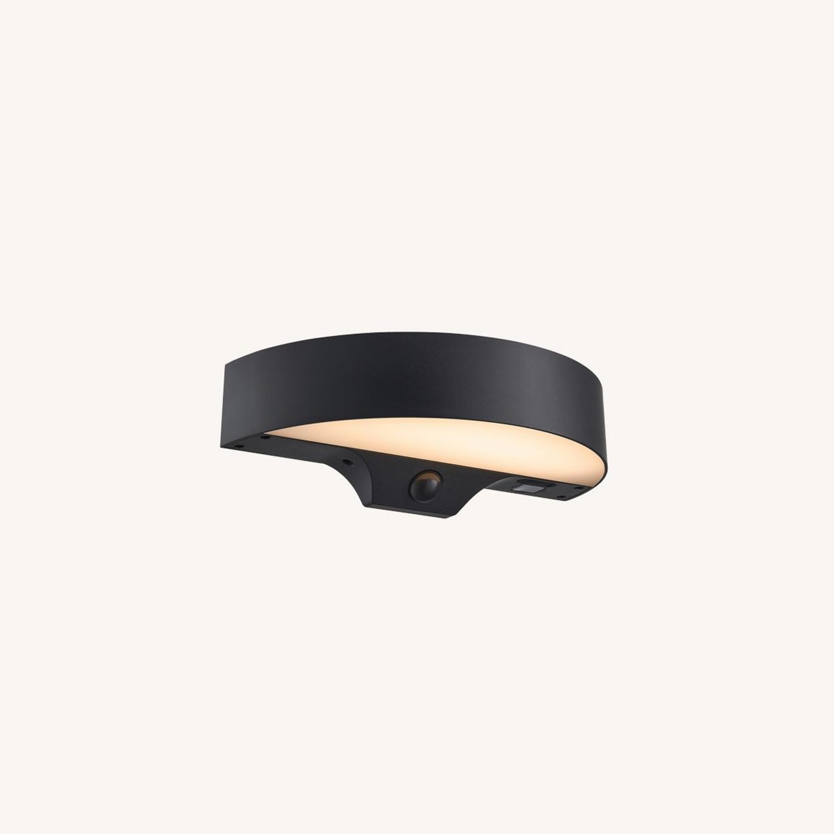 Monay Round Solar Wall Light gallery detail image