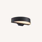 Monay Round Solar Wall Light gallery detail image