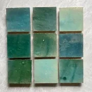 Atlas Blue Green Square Moroccan Zellige gallery detail image