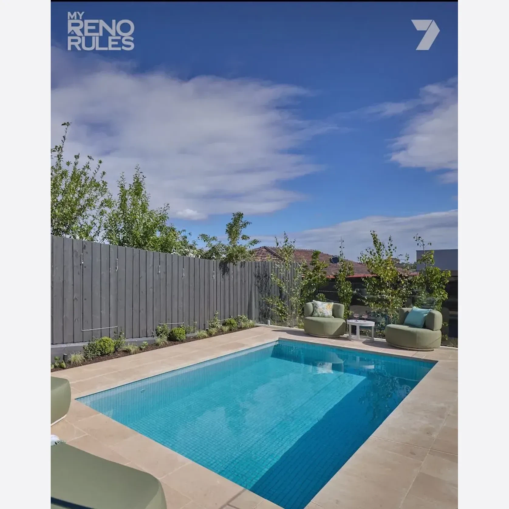 Sinai Pearl Brushed Limestone Pool Coping gallery detail image