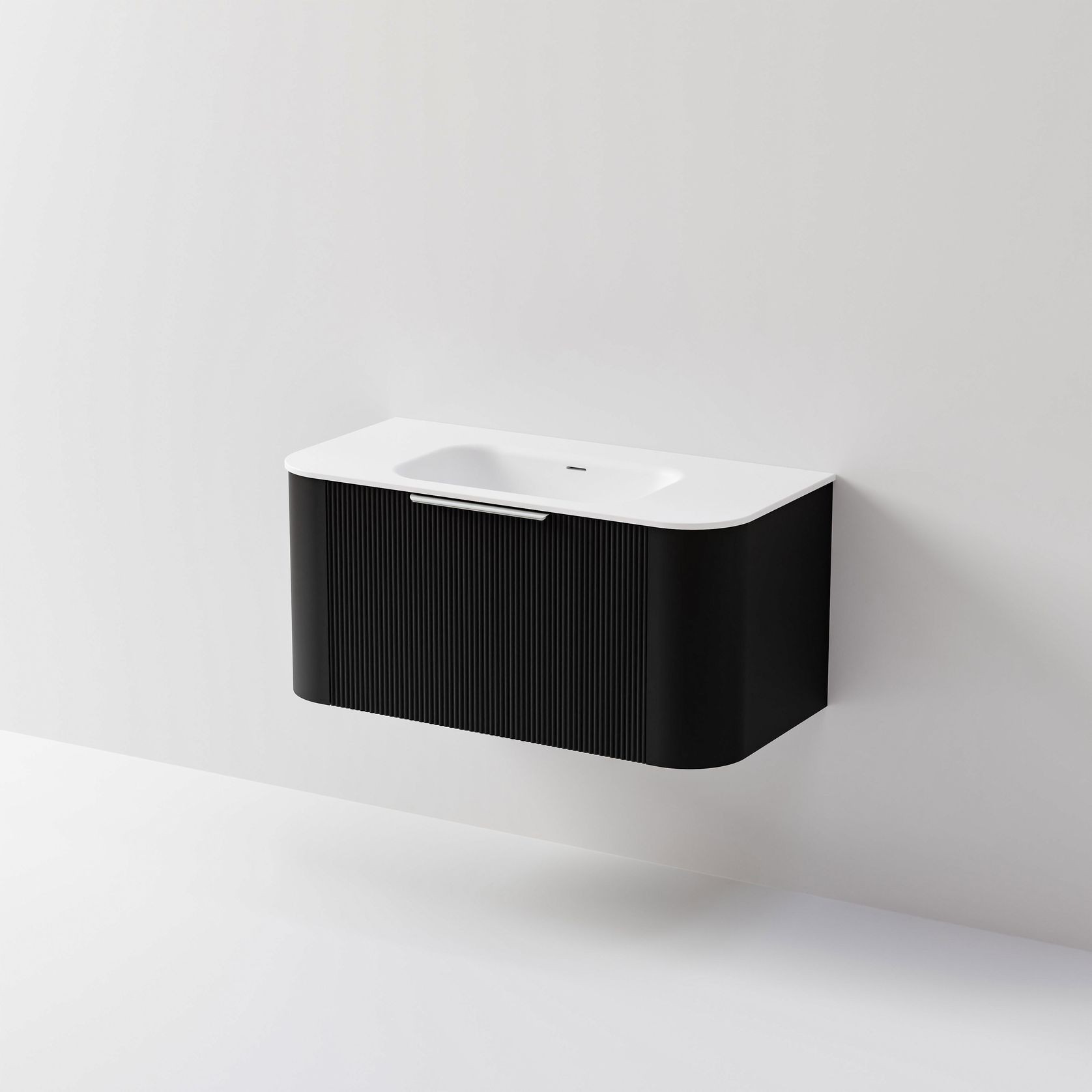 Nature 1000 Vanity | Inset Basin & Pillar Drawer Front gallery detail image