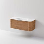 Nature 1200 Vanity | Inset Basin & Pillar Drawer Front gallery detail image