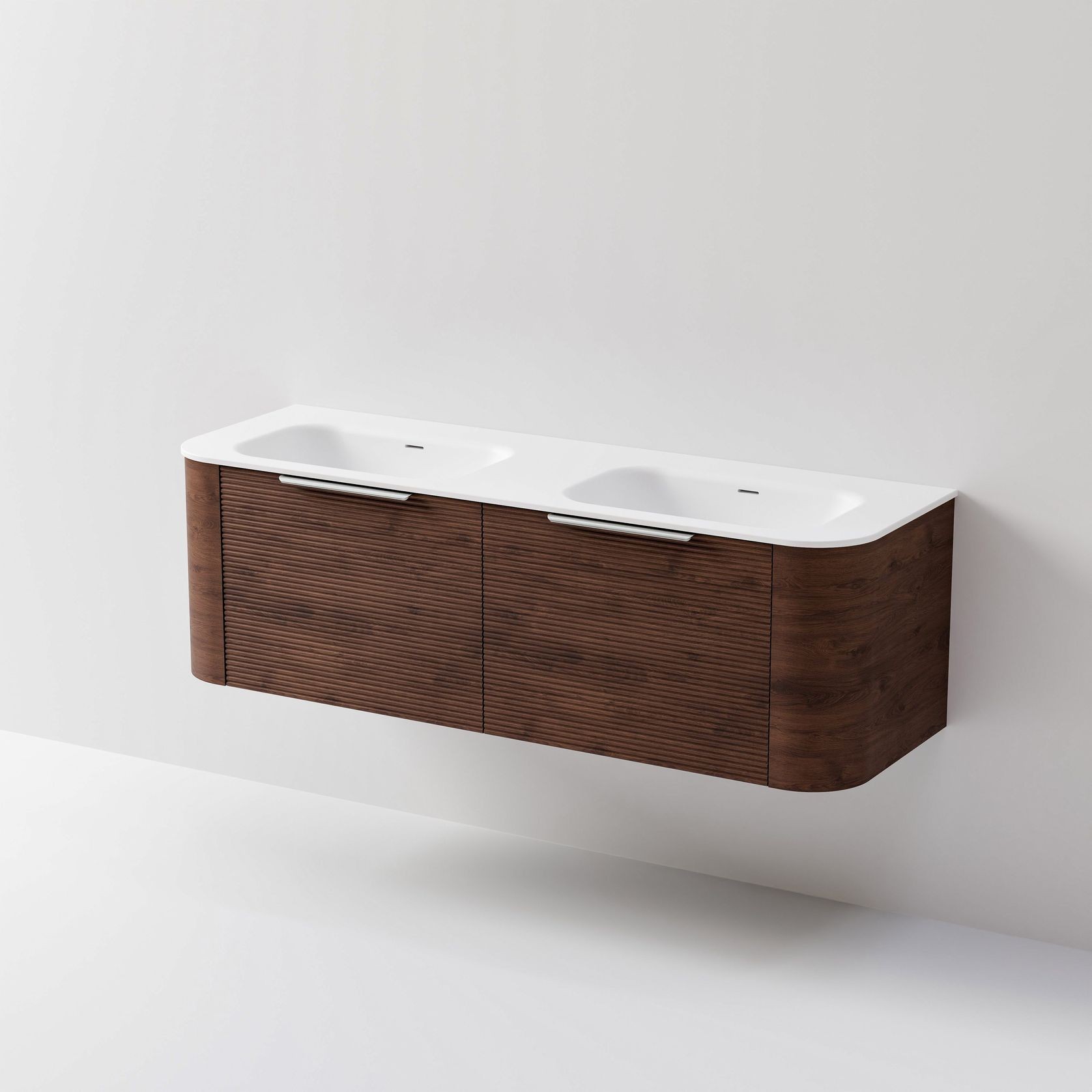 Nature 1500 Vanity | Double Inset Basin & Orchard Drawer Front gallery detail image