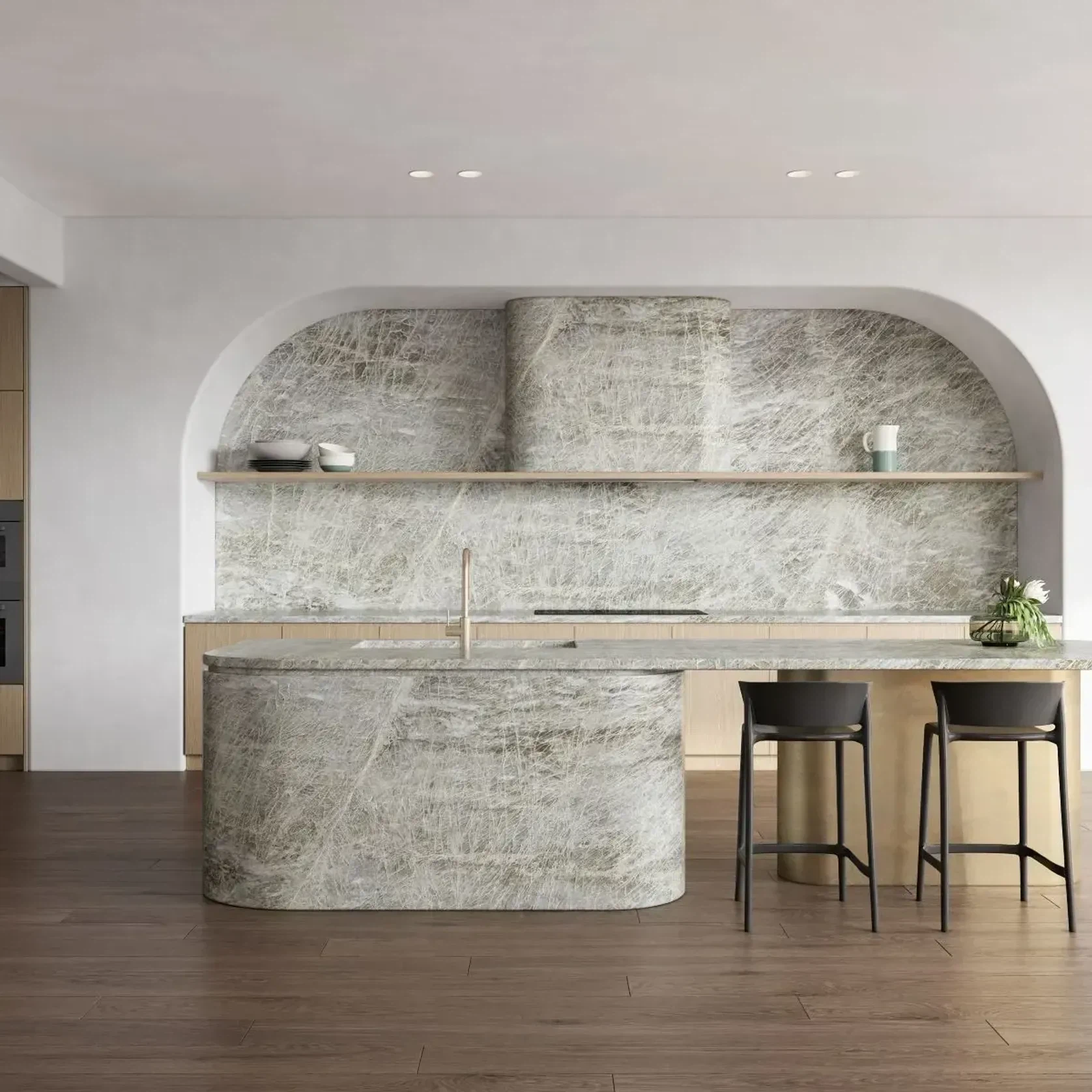 Nacre Quartzite Benchtop gallery detail image