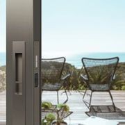 Mardeco 'M' Series Flush Pull Euro Lock Set Key Locking Black for Timber and Aluminum Doors BL8104/SET *No Cylinder* gallery detail image