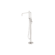 Zen SS316L Freestanding Bath Mixer | Brushed Nickel gallery detail image